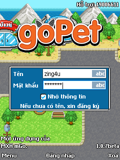 Tải goPet, Tải game goPet, Tai game goPet